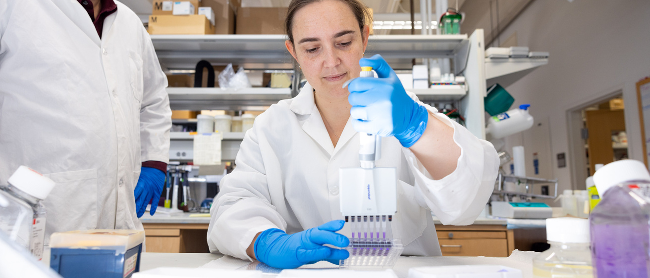 Marion Vanneste, postdoctoral research scholar in the Department of Molecular Physiology and Biophysics on Friday, Dec. 2, 2022.