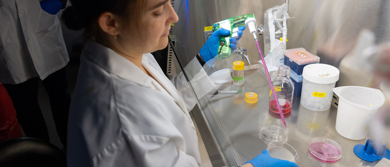 Marion Vanneste, postdoctoral research scholar in the Department of Molecular Physiology and Biophysics on Friday, Dec. 2, 2022.